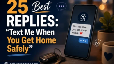 Best Replies: “Text Me When You Get Home Safely”