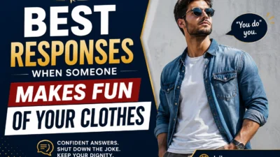 Best Responses When Someone Makes Fun of Your Clothes