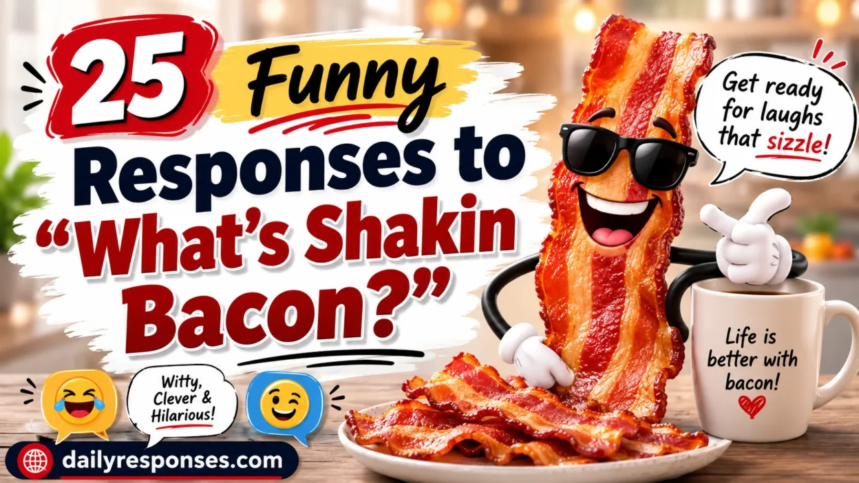 Funny Responses to "What's Shakin Bacon?"