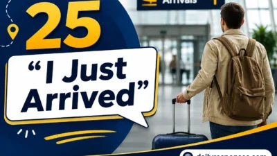 “I Just Arrived”