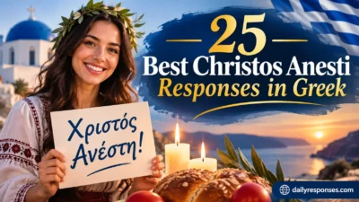 Best Christos Anesti Responses in Greek