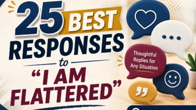 Best Responses to “I Am Flattered”