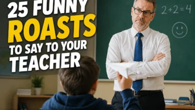 Funny Roasts To Say To Your Teacher