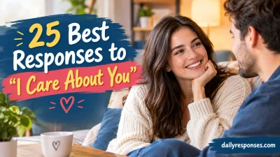 Best Responses to “I Care About You”