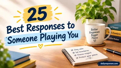 Best Responses to Someone Playing You