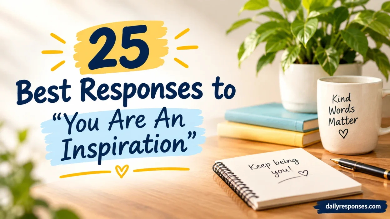 Best Responses to “You Are An Inspiration”