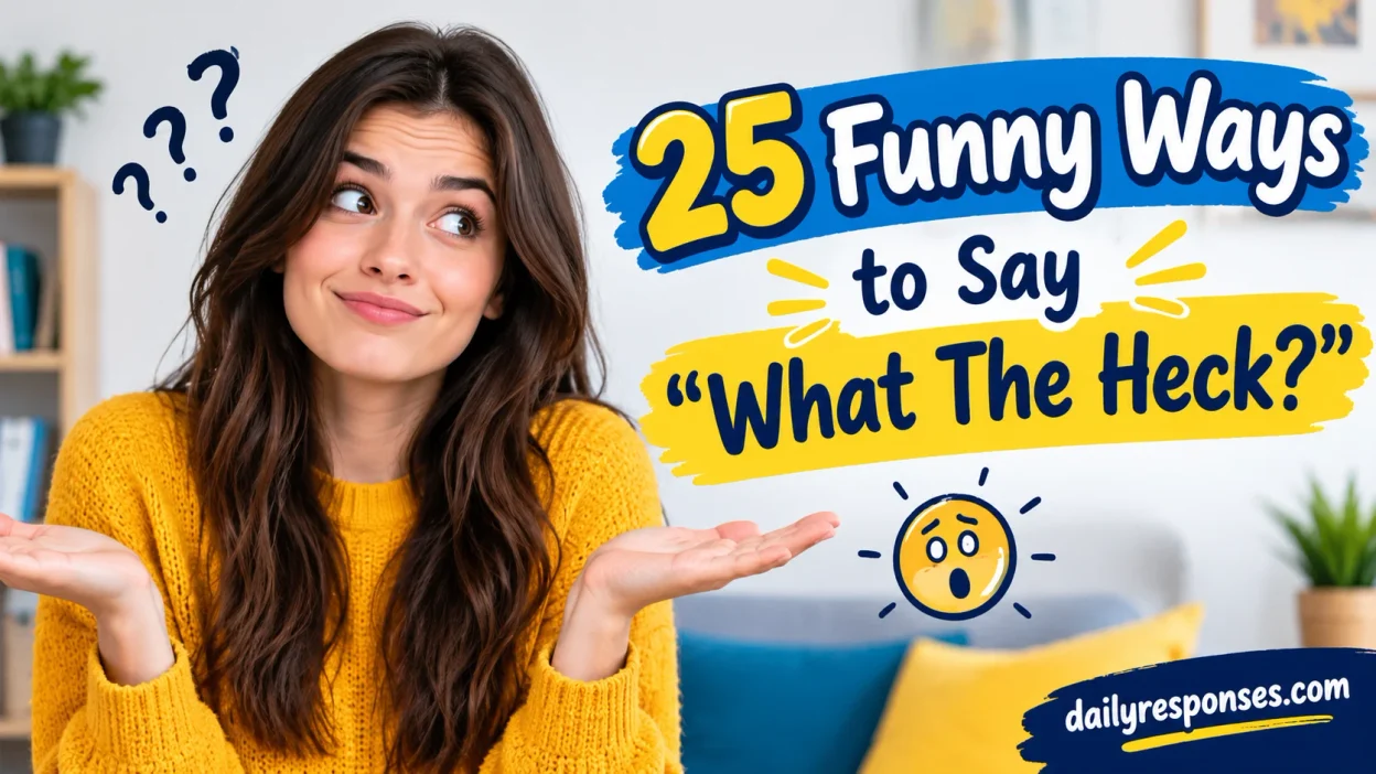 Funny Ways to Say “What The Heck?”