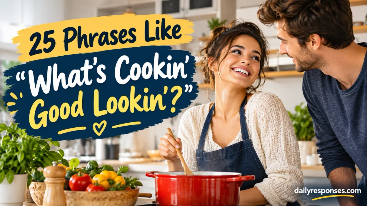 Phrases Like “What’s Cookin’ Good Lookin’?”