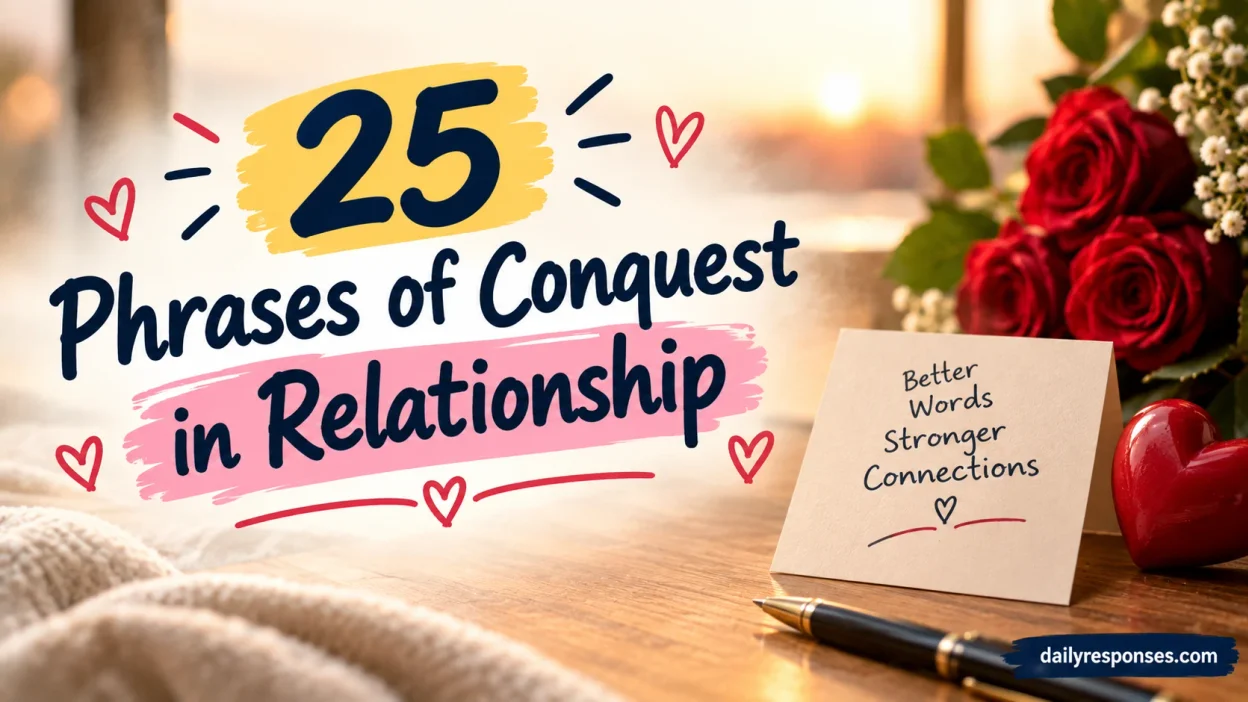 Phrases of Conquest in Relationship
