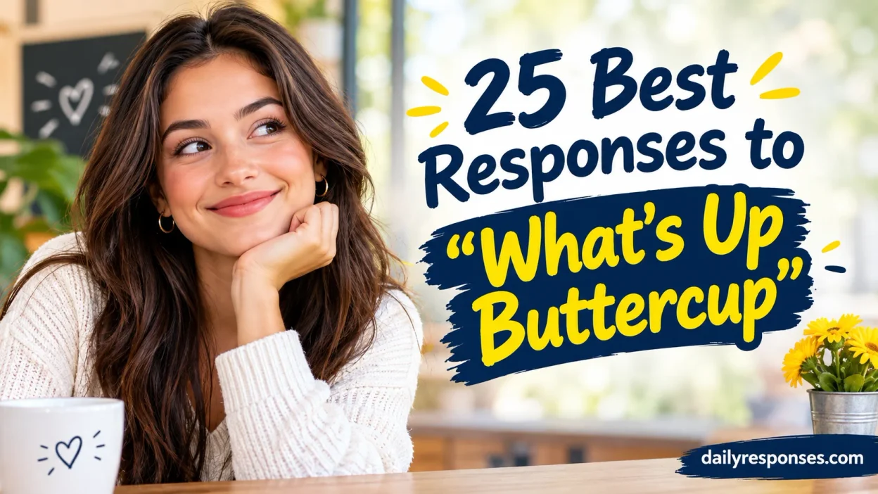 Best Responses to “What’s Up Buttercup”